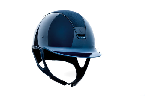 Limited Edition Matt Collection Samshield Glossy - Medium Shell - Navy & Black Helmet