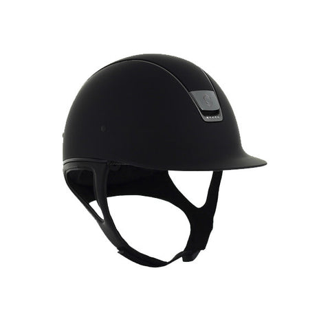 Samshield Shadowmatt 5 Stone Swarovski Helmet - Black Small / Navy Medium