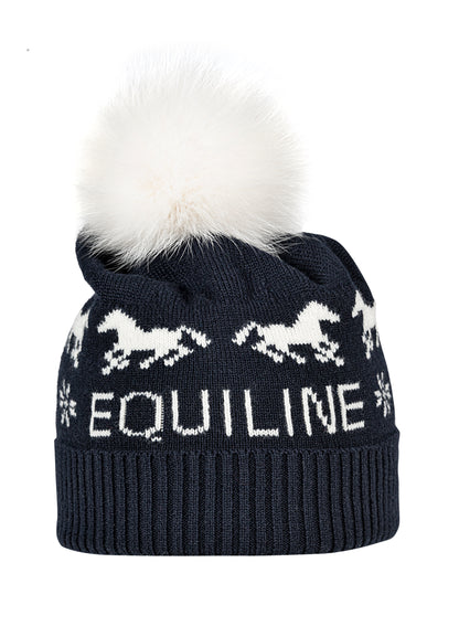 Equiline Comet Beanie - Navy