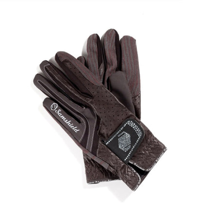 Samshield Swarovski Synthetic Leather Crystal Logo Gloves