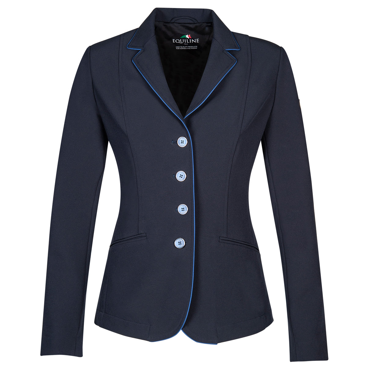Equiline Christine Womens Competition Jacket - Blue IT36/NZ4