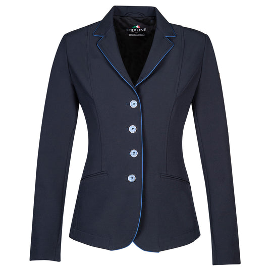 Equiline Christine Womens Competition Jacket - Blue IT36/NZ4