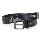 Equiline Logfil Embroidery Leather Belt