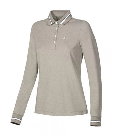 Equiline Women's Polo Shirt Elenoe Long Sleeve