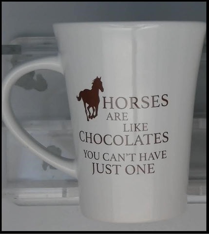 Horses Are Like Chocolates Mugs